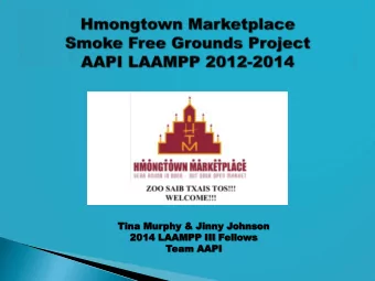 Ti  Tina Mur  na Murphy &amp;  phy &amp; Jinn  Jinny J  y John  ohnson  son  2014 LAAMPP  2014 LAAM