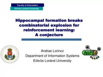 re  reinfor  inforce  ceme  ment  nt lea  learn  rning  ing:  A  A co  conjec  njectu  ture  re