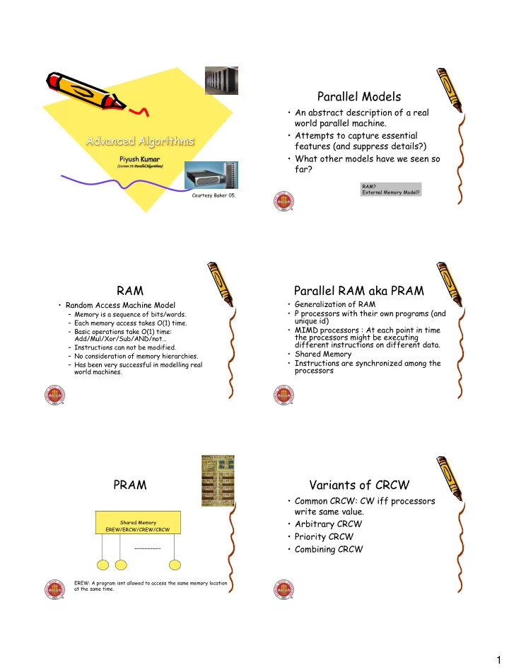 parallel models