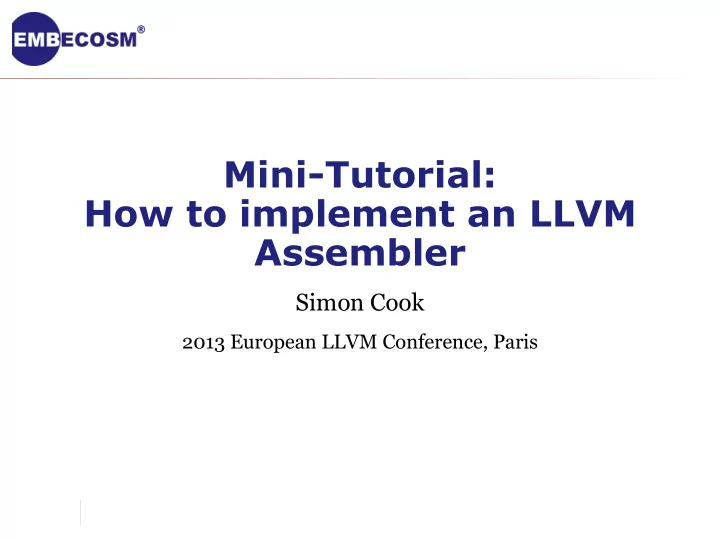assembler