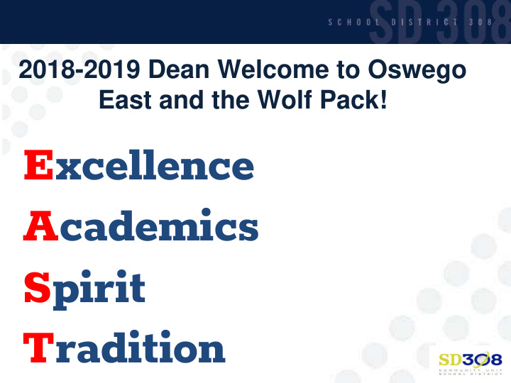 excellence academics spirit tradition dean s office