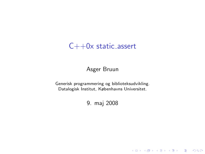 c 0x static assert