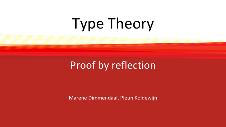 type theory