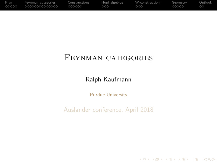 feynman categories