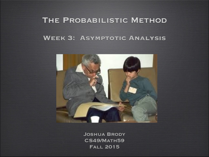 the probabilistic method