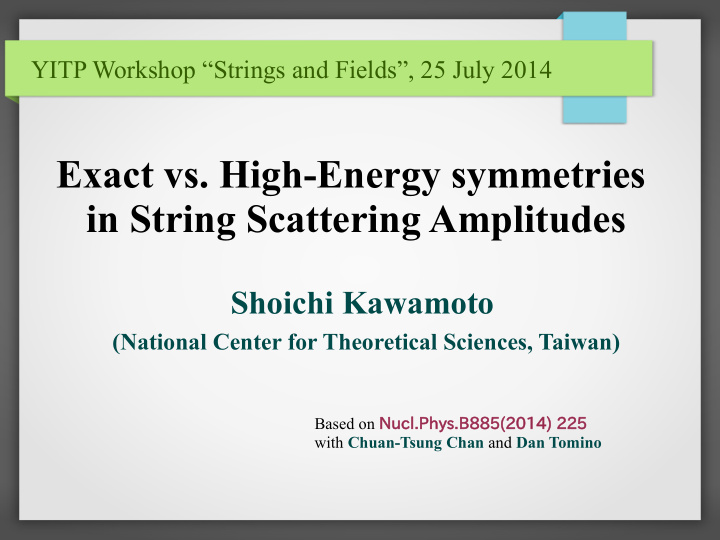 exact vs high energy symmetries in string scattering