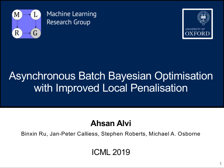 asynchronous batch bayesian optimisation with improved