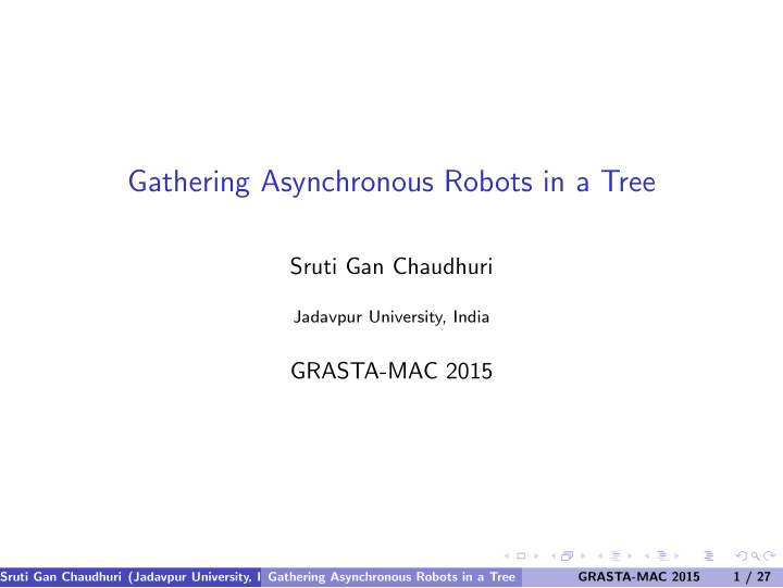 gathering asynchronous robots in a tree