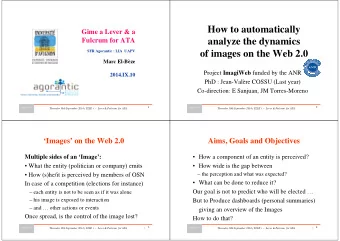 How to automatically  Gime a Lever &amp; a  Fulcrum for ATA  analyze the dynamics  SFR Agorantic :