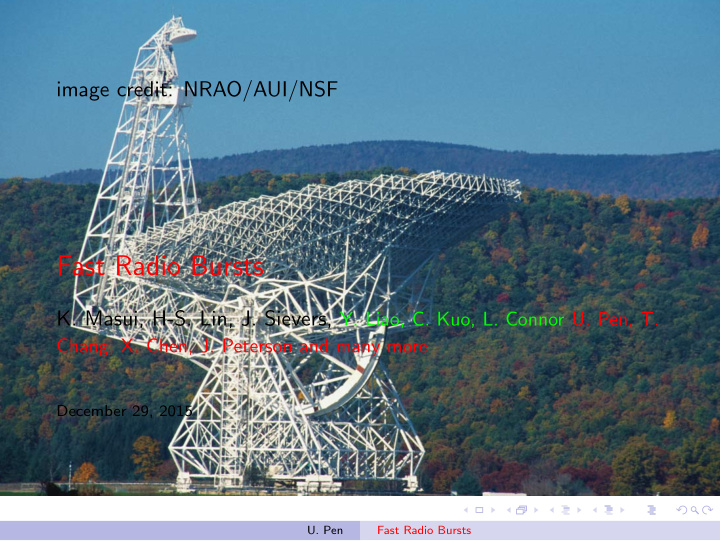 fast radio bursts