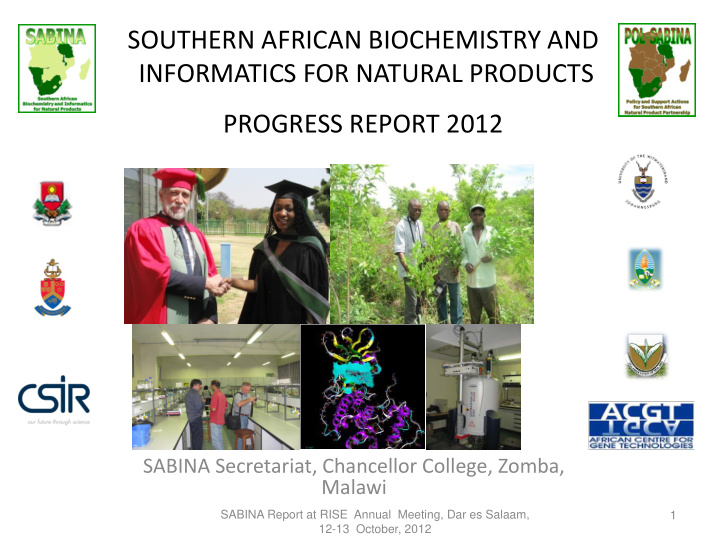 southern african biochemistry and informatics for natural
