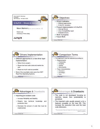 Objectives  Objectives  28th February   28th February   4th March 2005  4th March 2005