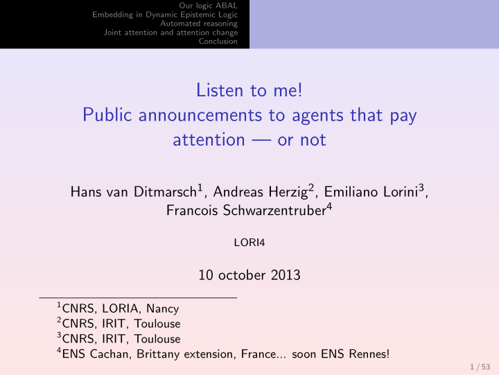 listen to me public announcements to agents that pay