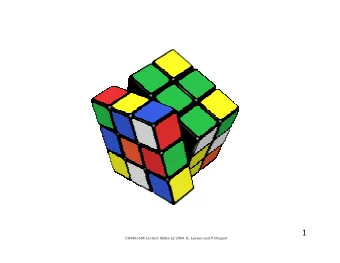 1  CS486/686 Lecture Slides (c) 2009  K. Larson and P.Poupart  2  CS486/686 Lecture Slides (c) 2009