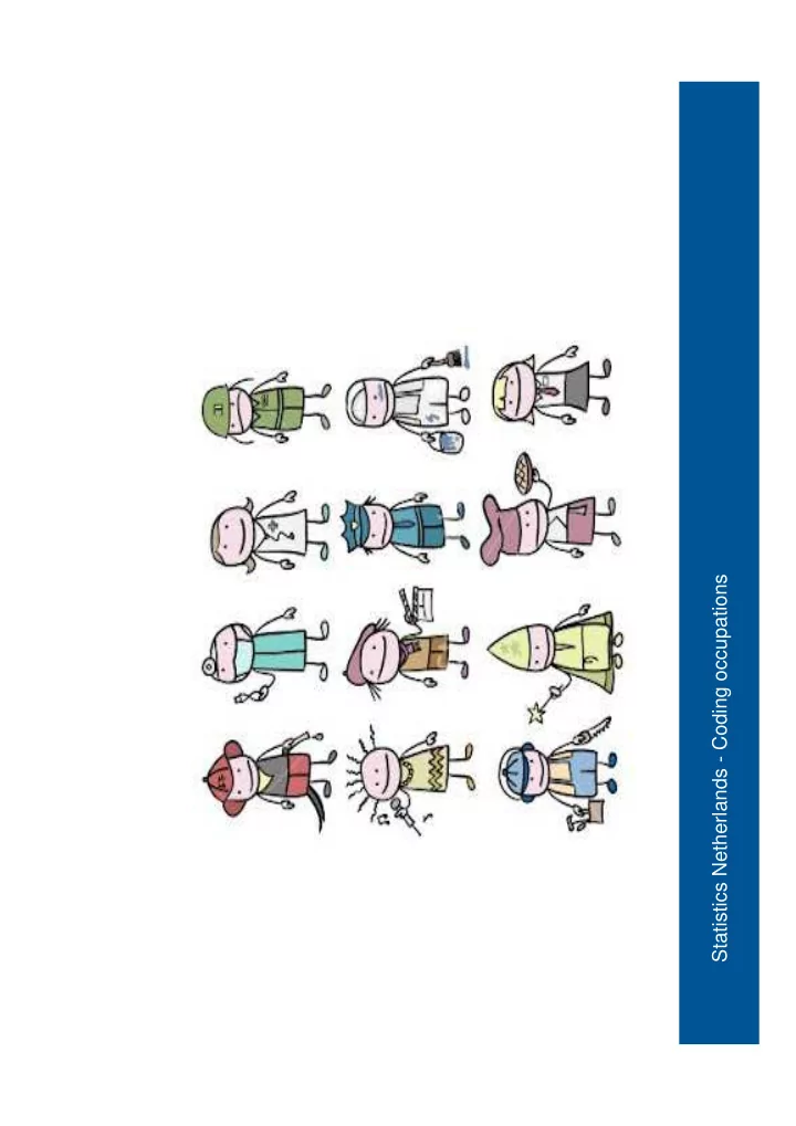 statistics netherlands coding occupations coding