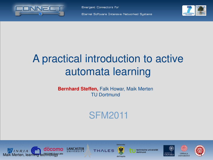 a practical introduction to active automata learning