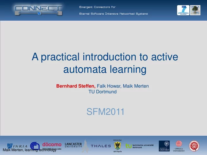 a practical introduction to active automata learning