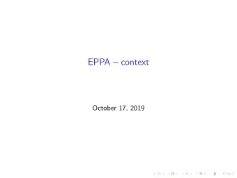 EPPA  context  October 17, 2019  Homogeneous structures Let A be a structure (a graph) and let B