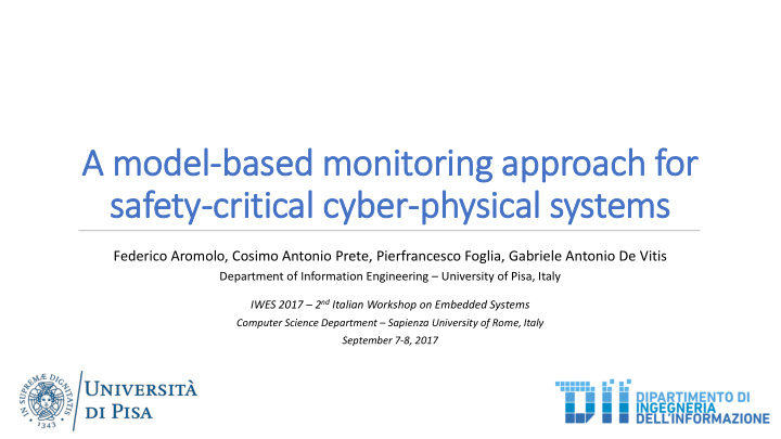 safety critical cyber physical systems