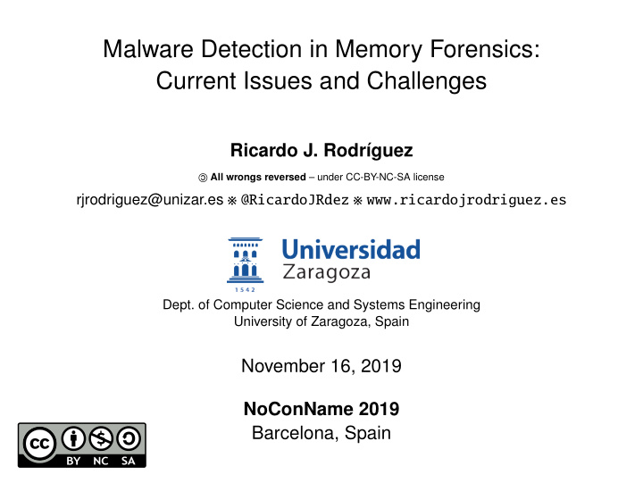 malware detection in memory forensics current issues and