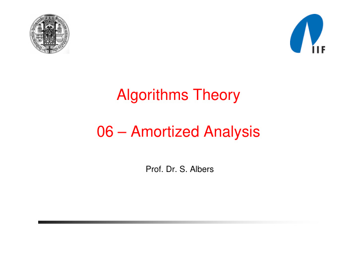 algorithms theory 06 amortized analysis
