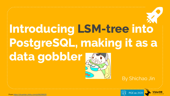 introducing lsm tree into postgresql making it as a