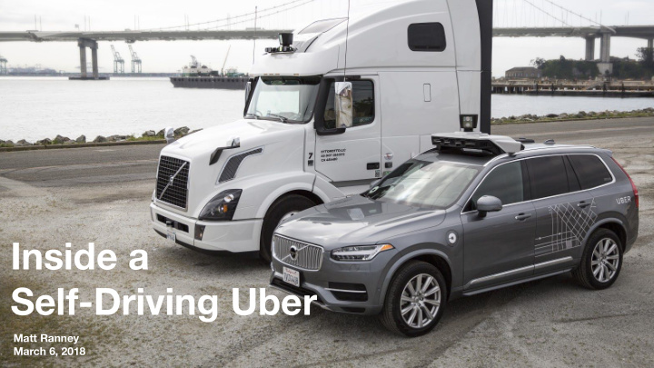 inside a self driving uber