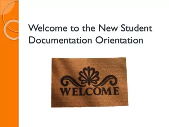 Documentation Orientation  Speakers  Gerianne Babbo ~  Professor,  Associate Dean of  Nursing