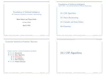 24.1 CSP Algorithms  22.23. Introduction  24.26. Basic Algorithms  24. Backtracking