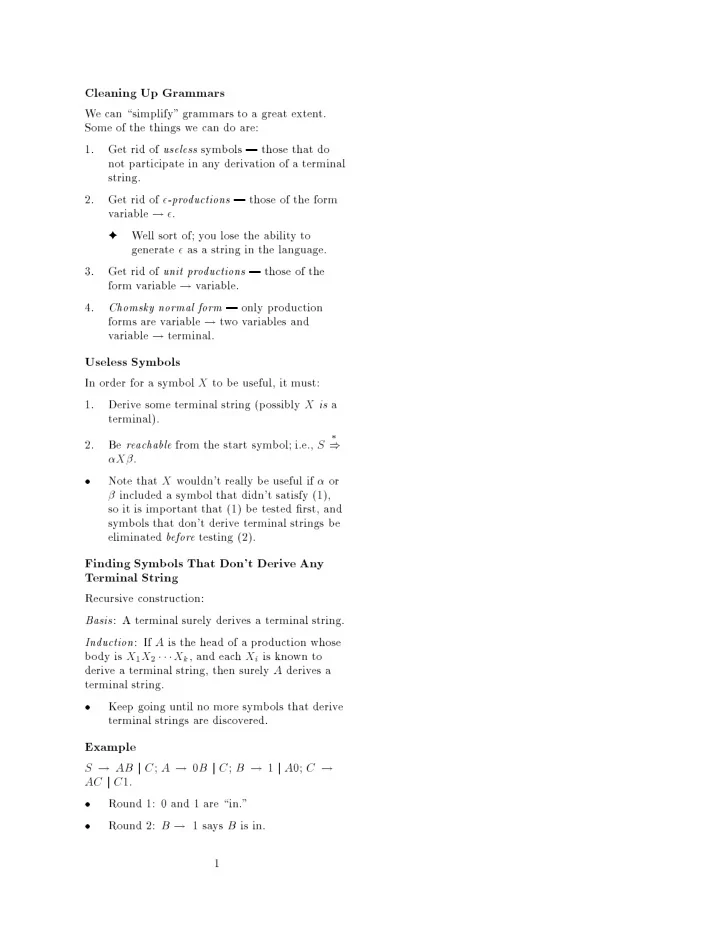w ell sort of y ou lose the abilit y to generate as a