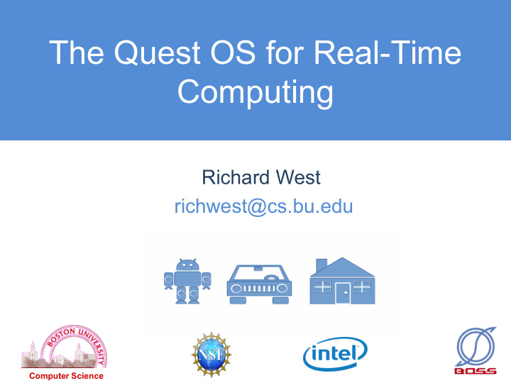 the quest os for real time computing
