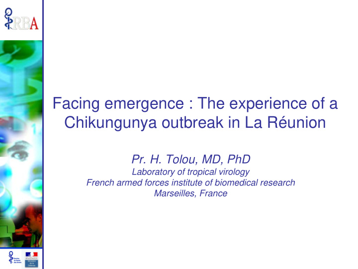 facing emergence the experience of a chikungunya outbreak