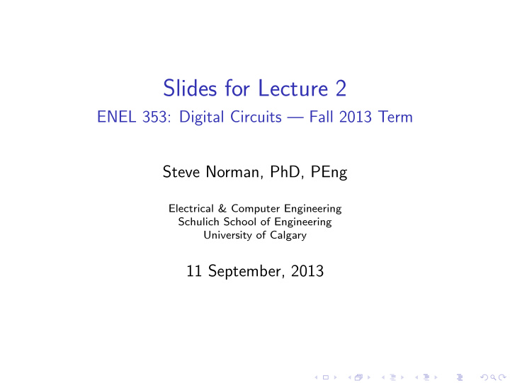 slides for lecture 2