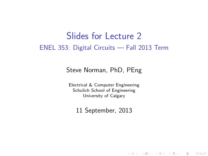 slides for lecture 2