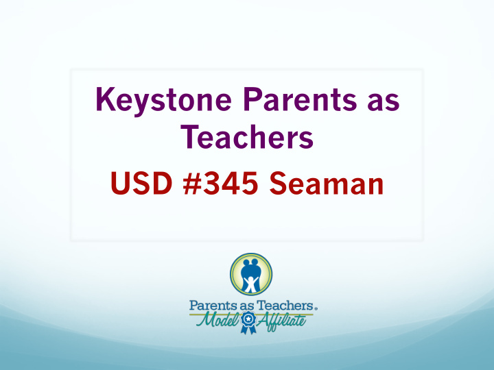 keystone parents as teachers