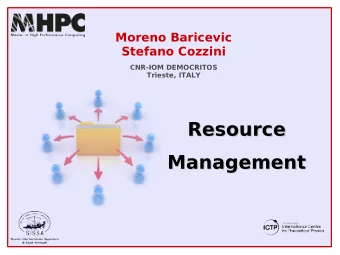 Resource  Resource  Management  Management  RESOURCE MANAGEMENT  RESOURCE MANAGEMENT  We have a