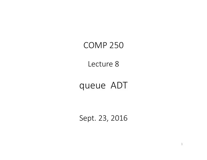 queue adt