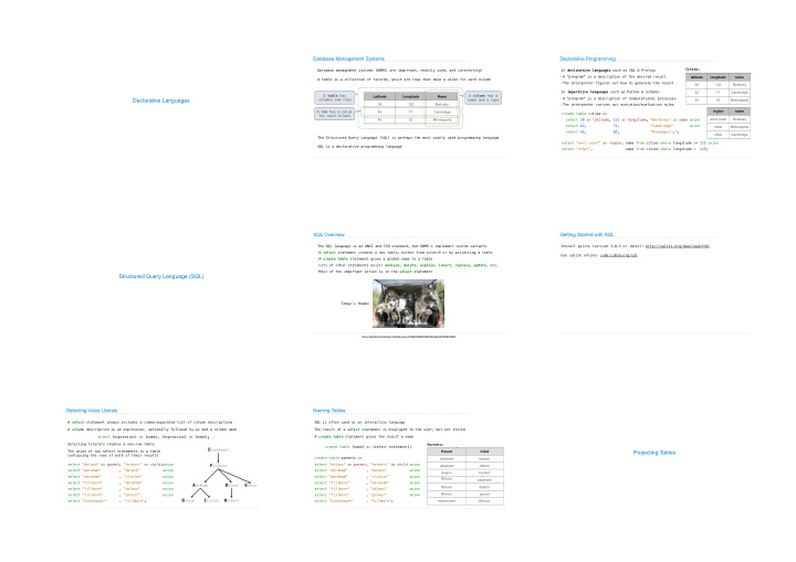 declarative languages