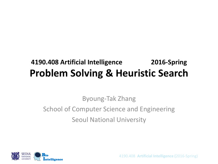 problem solving heuristic search