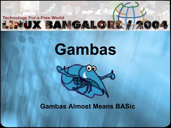 gambas