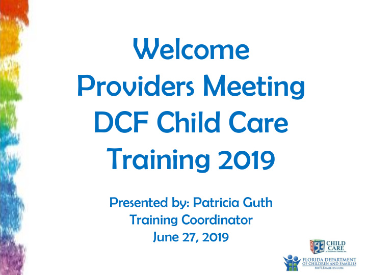 providers meeting dcf child care