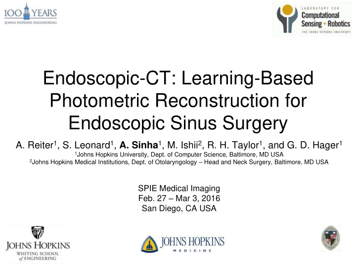 endoscopic ct learning based