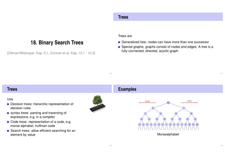 18 binary search trees