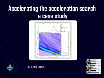 a case study  By Chris Laidler  Optimization cycle  Assess  Parallelise  Test  Optimise  Profile