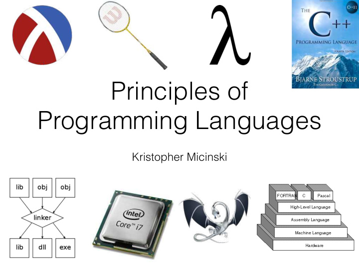 principles of programming languages