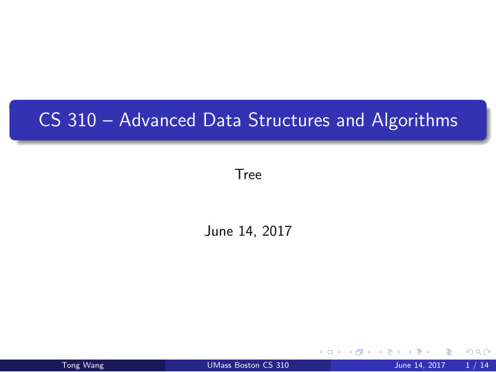 cs 310 advanced data structures and algorithms