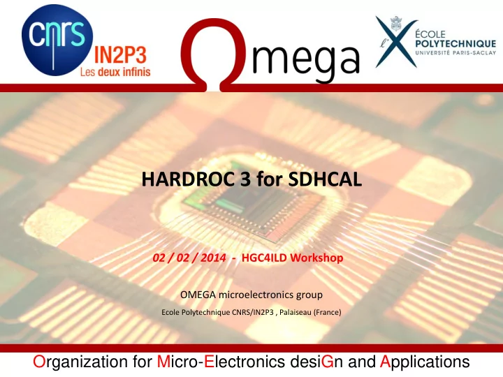hardroc 3 for sdhcal