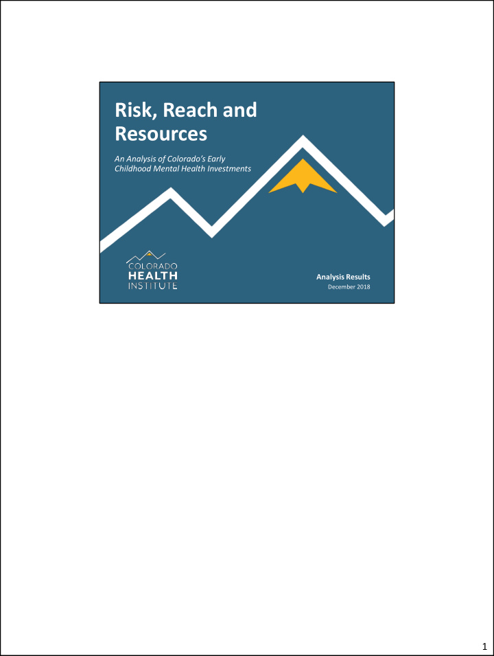 risk reach and resources