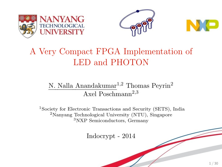 a very compact fpga implementation of led and photon