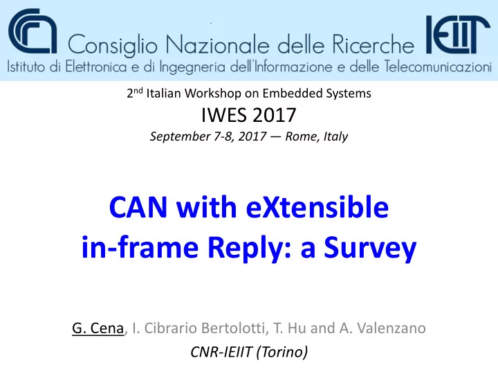 in frame reply a survey